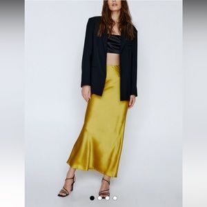 Nasty Gal Satin Maxi Skirt